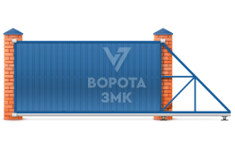 Ворота 3600×2200 с приводом Came ЗМК-7024