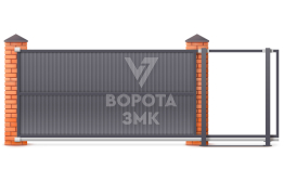 Откатные ворота 2250×2800 Дорхан ЗМК-6940