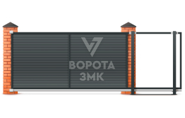 Ворота выдвижные 2500×4000 на гараж ЗМК-7365