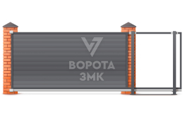 Раздвижные ворота 2200×2500 Hormann ЗМК-6942