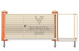 Ворота сдвижные 2800×2000 Дорхан ЗМК-6922