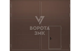 Складские ворота 4500×4000 ЗМК-5015