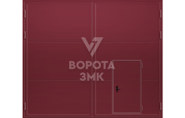 Ворота противопожарные для паркинга 5000×4000 ЗМК-9612