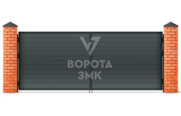 Ворота распашные ангарные 3000×2750 ЗМК-5140