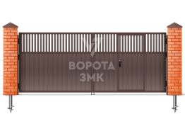 Ангарные распашные ворота 2750×2500 ЗМК-5144