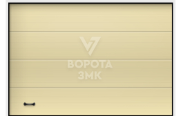 Теплые подъемно-поворотные ворота 2500×2500 ЗМК-9769