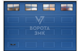 Подъемные ворота на гараж 2750×2250 ЗМК-3435