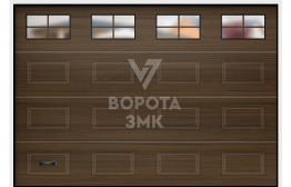 Ворота утепленные подъемно-секционные 2500×2500 ЗМК-3186