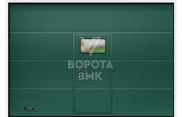 Противопожарные ворота секционные Алютех 4000×3500 ЗМК-3755